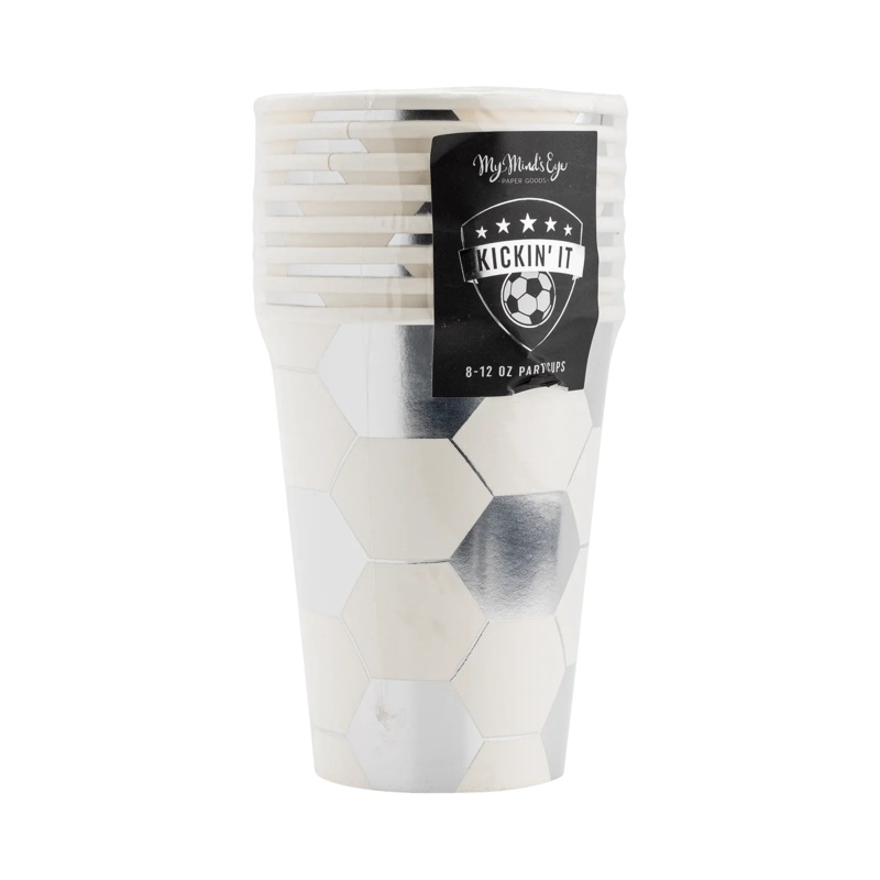 Soccer Paper Cups 12 oz. | 8 ct