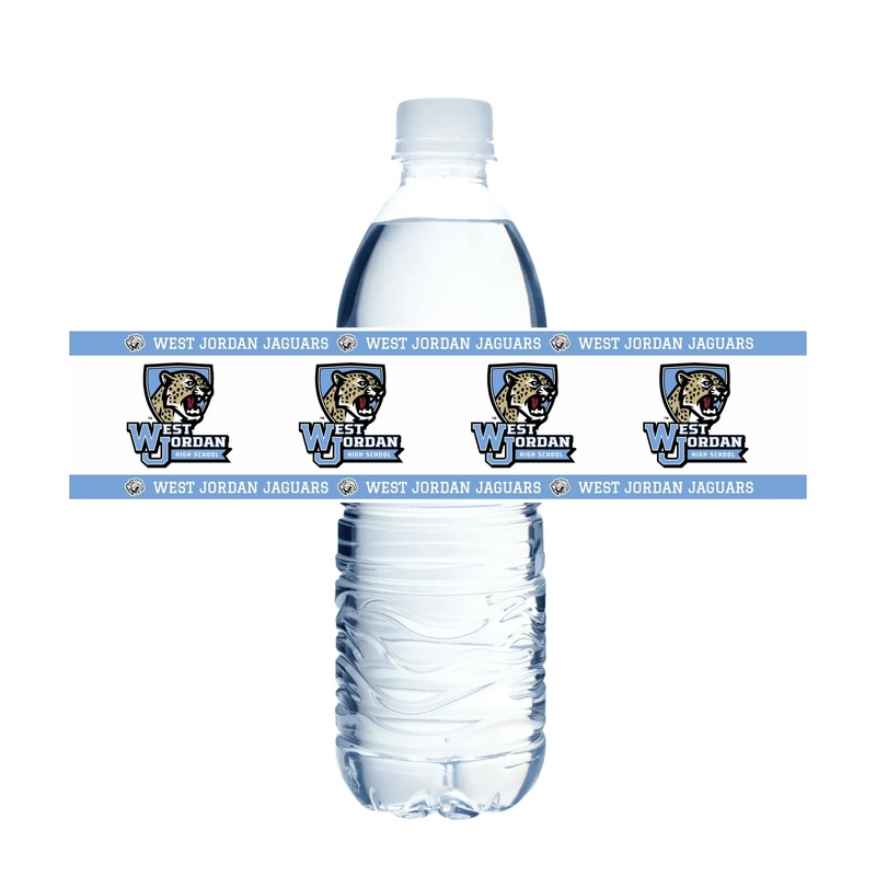 West Jordan High School Water Bottle Labels | 12 ct