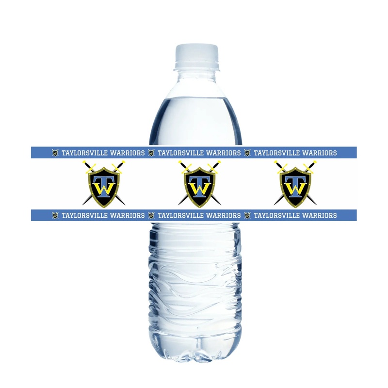 Taylorsville High School Water Bottle Labels | 12  ct