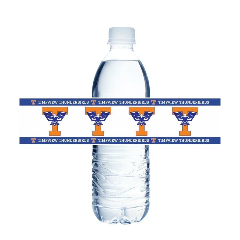 Timpview High School Water Bottle Labels | 12 ct