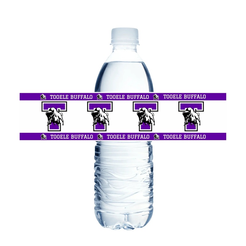 Tooele High School Water Bottle Labels | 12 ct