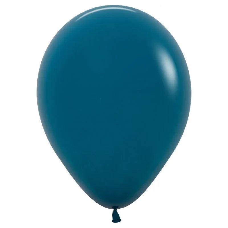 11 Sempertex Latex Balloon Pack, Deep Teal | 100 ct
