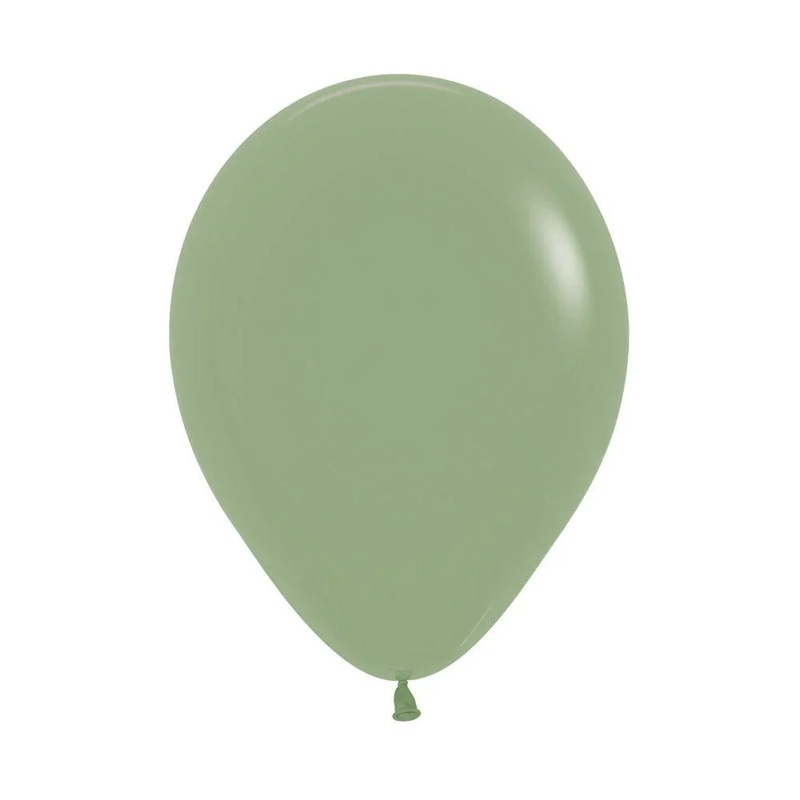 11 Sempertex Latex Balloon Pack, Eucalyptus Green | 100 ct