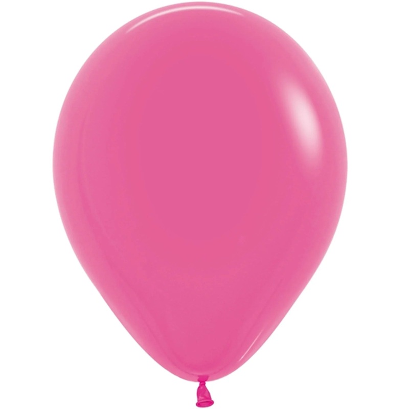 11 Sempertex Latex Balloon Pack, Fuchsia | 100 ct