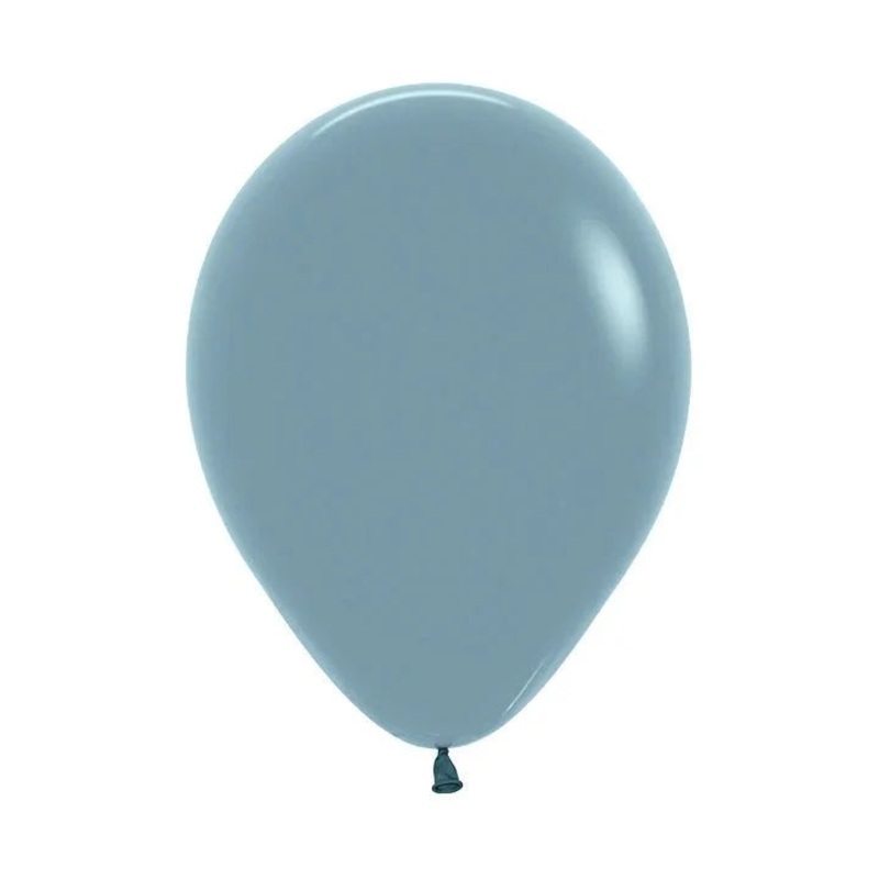 11 Sempertex Latex Balloon Pack, Pastel Dusk Blue | 100 ct
