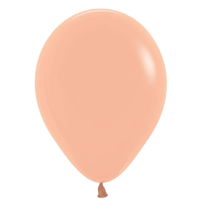 11 Sempertex Latex Balloon Pack, Peach Blush | 100 ct
