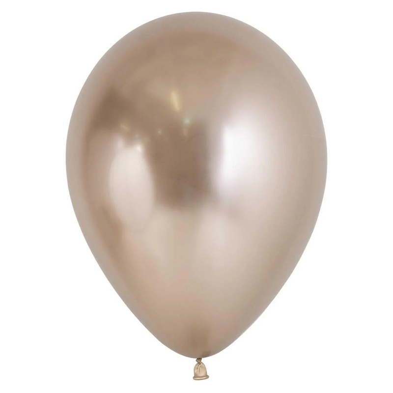 11 Sempertex Latex Balloon Pack, Reflex Champagne | 50 ct