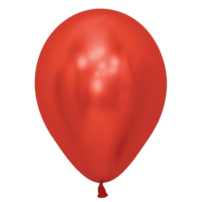 11 Sempertex Latex Balloon Pack, Reflex Crystal Red | 50 ct