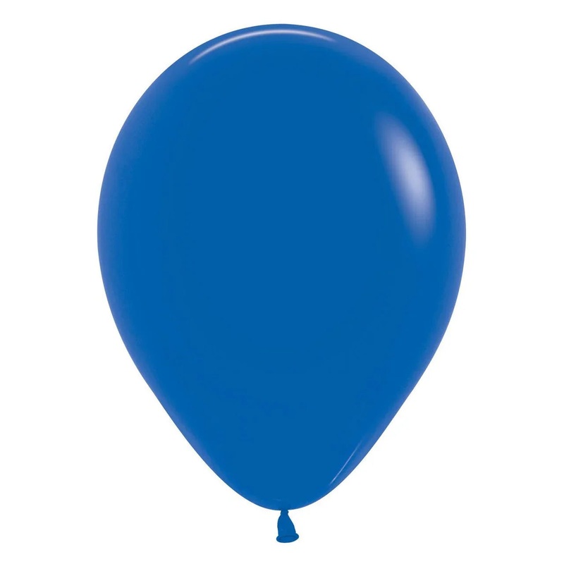11 Sempertex Latex Balloon Pack, Royal Blue | 100 ct