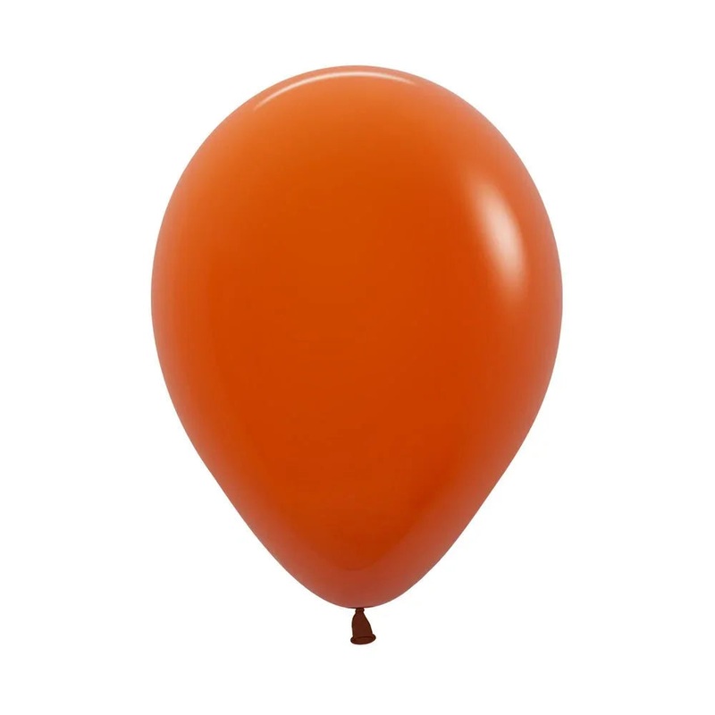 11 Sempertex Latex Balloon Pack, Sunset Orange | 100 ct