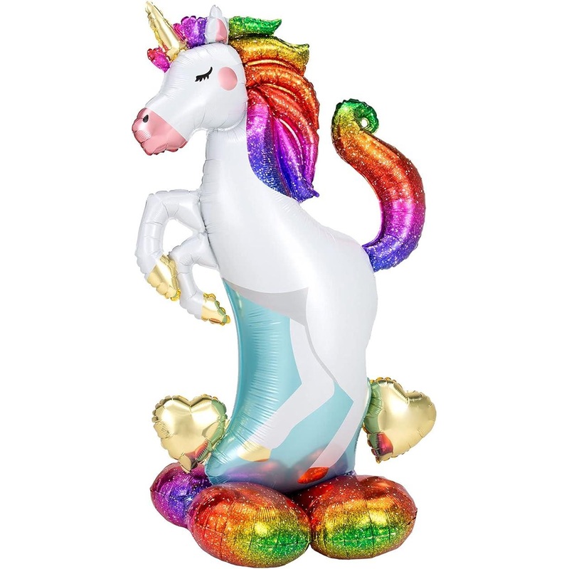 50 SuperShape Standing Unicorn Foil Balloon | 1 ct