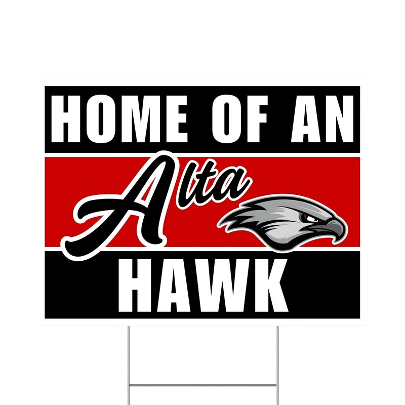 Alta High School Spirit Yard Sign 24 x 18 | 1 ct