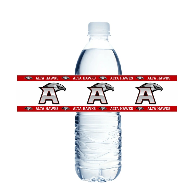 Alta High School Water Bottle Labels | 12 ct