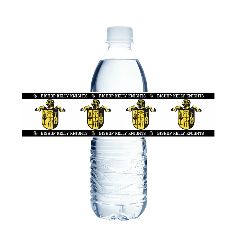 Bishop Kelly High School Water Bottle Labels | 12 ct