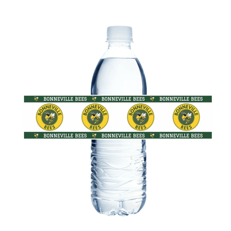 Bonneville ID High School Water Bottle Labels | 12 ct