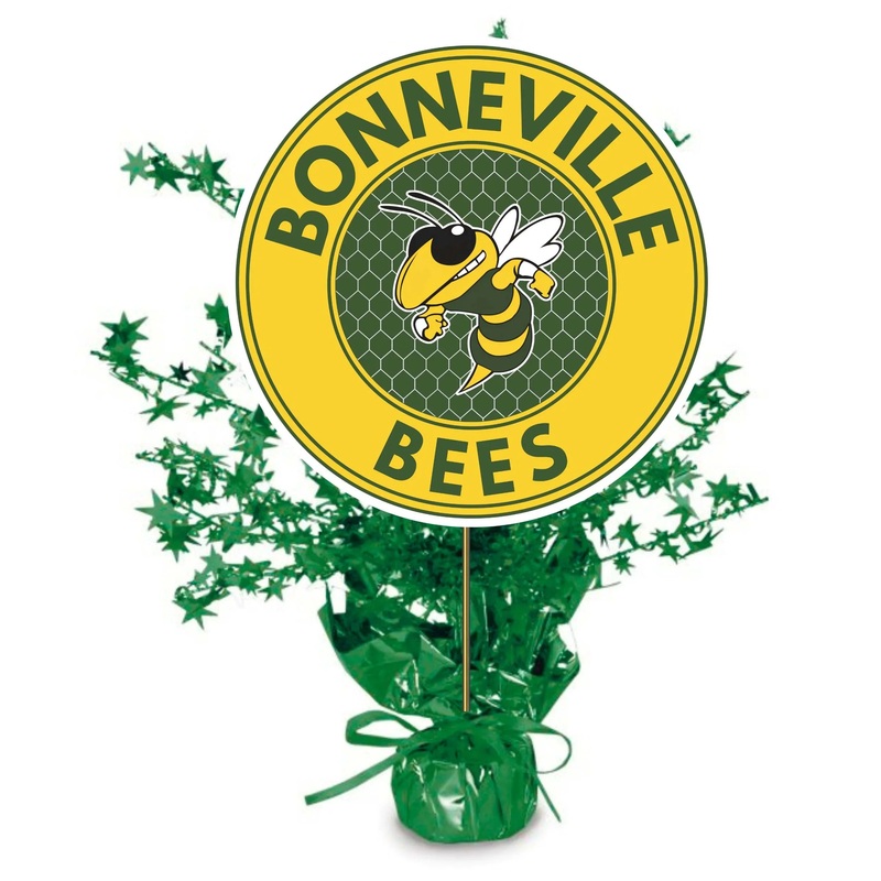 Bonneville Idaho High School Centerpiece Spray 14 | 1 ct