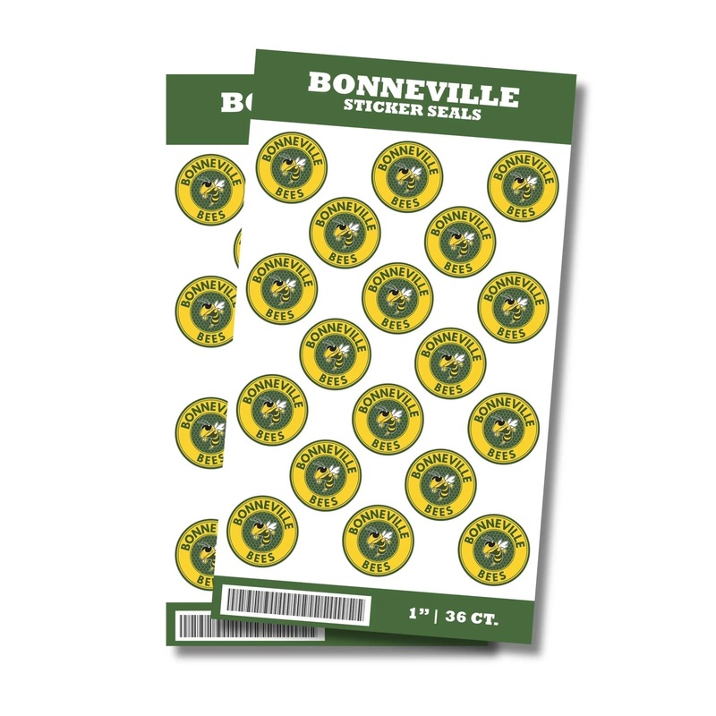 Bonneville Idaho High School Sticker Seal 1 | 36 ct