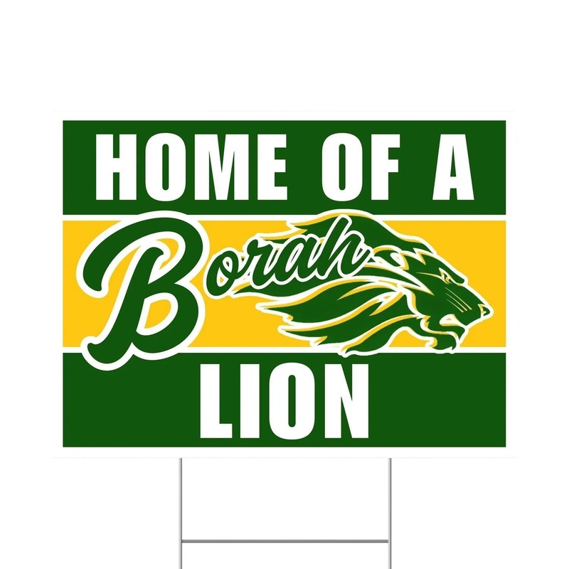 Borah High School Spirit Yard Sign 24 x 18 | 1 ct