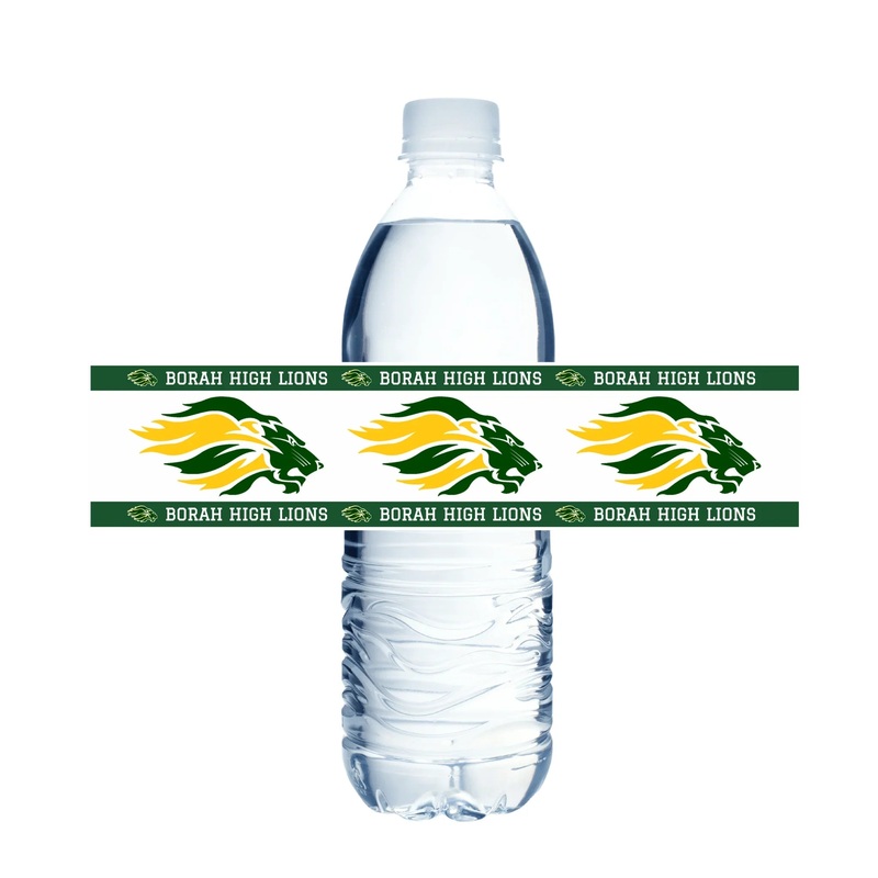 Borah High School Water Bottle Labels | 12 ct
