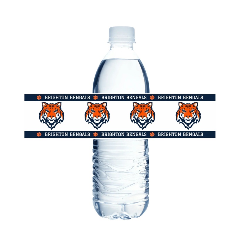 Brighton High School Water Bottle Labels | 12 ct