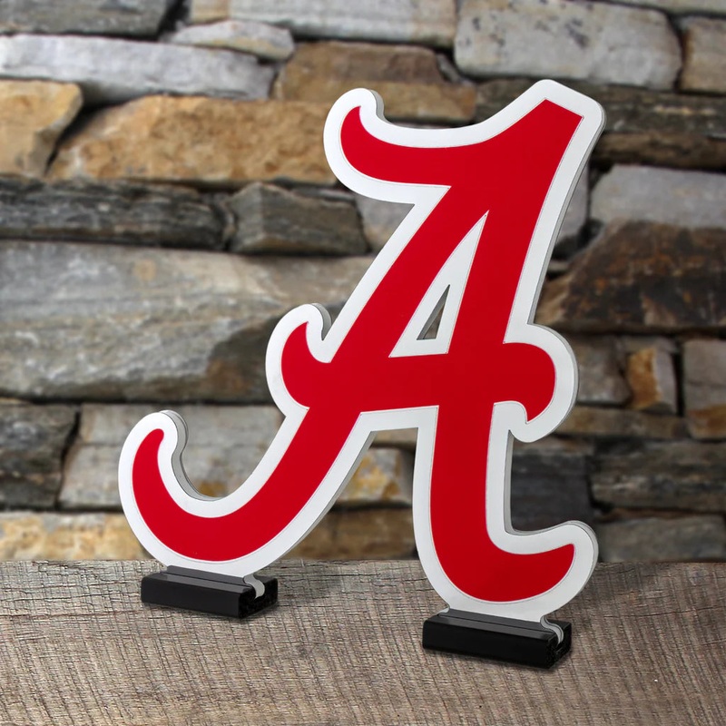 Alabama Crimson Tide LED Infinity Logo Light, Acrylic, w/UL Plug, 13.5