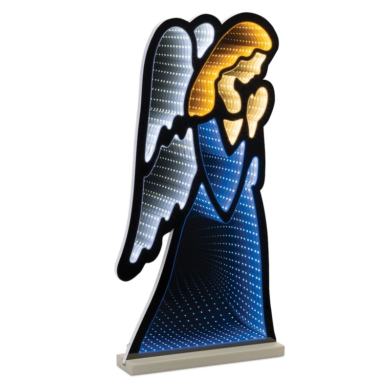Angel Infinity Light 24.5H Acrylic w/UL Plug (2 color options)