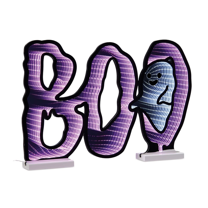 BOO/Ghost Infinity Light 23.5L x 16H Acrylic w/UL Plug