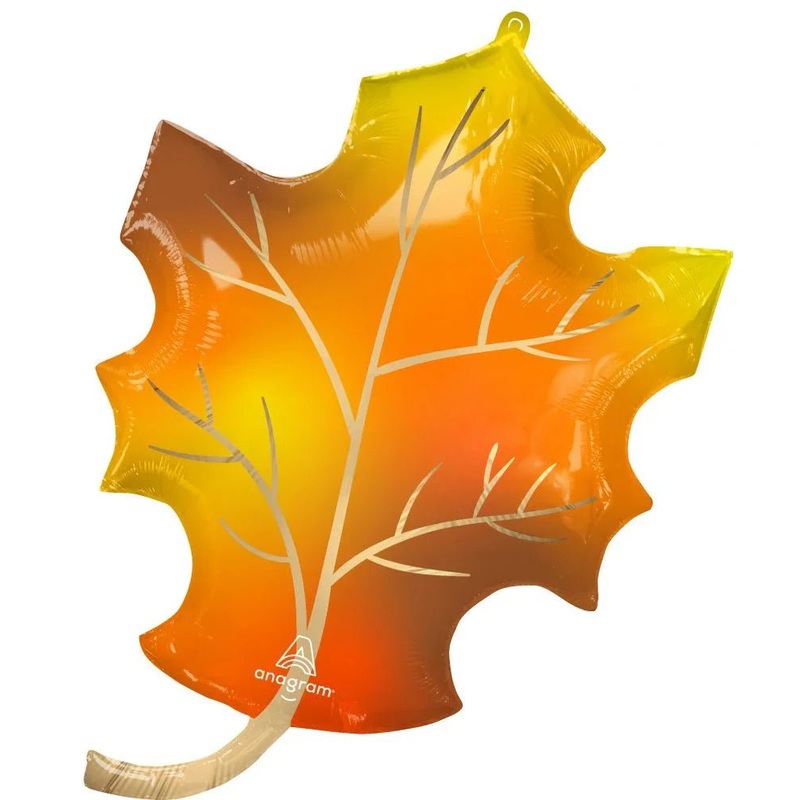 Fall Leaf  Supershape Balloon 34 | 1ct