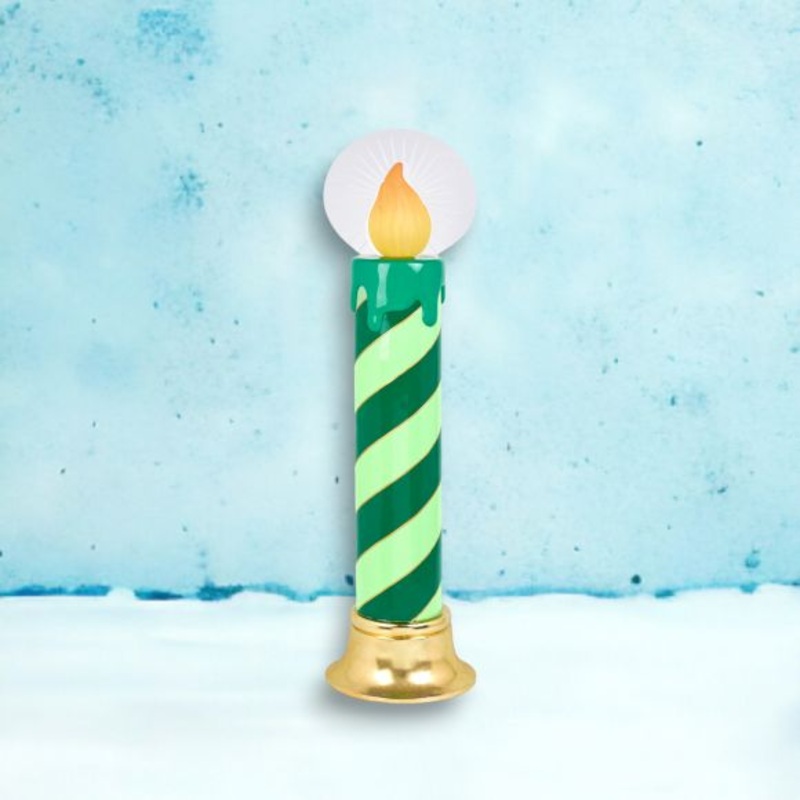 Green LED Candle Display, 38