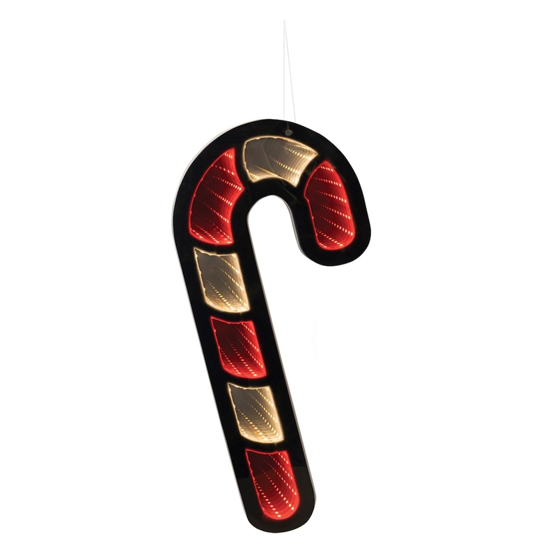 Infinity Candy Cane, Acrylic w/UL Plug,  16