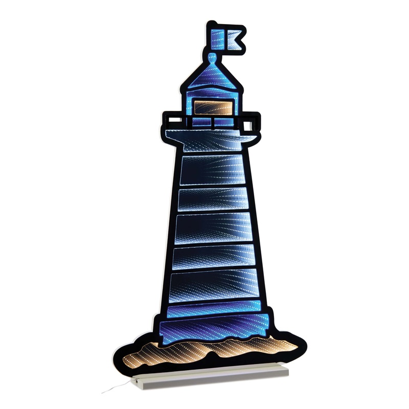 Lighthouse Infinity Light 36H Acrylic w/UL Plug