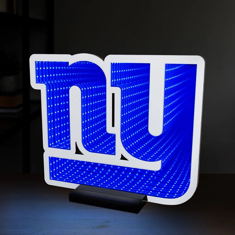 New York Giants LED Infinity Logo Light, Acrylic, w/UL Plug, 11.5