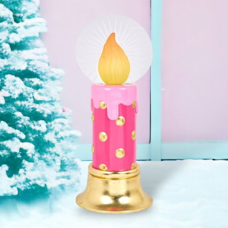 Pink LED Candle Display, 24.5
