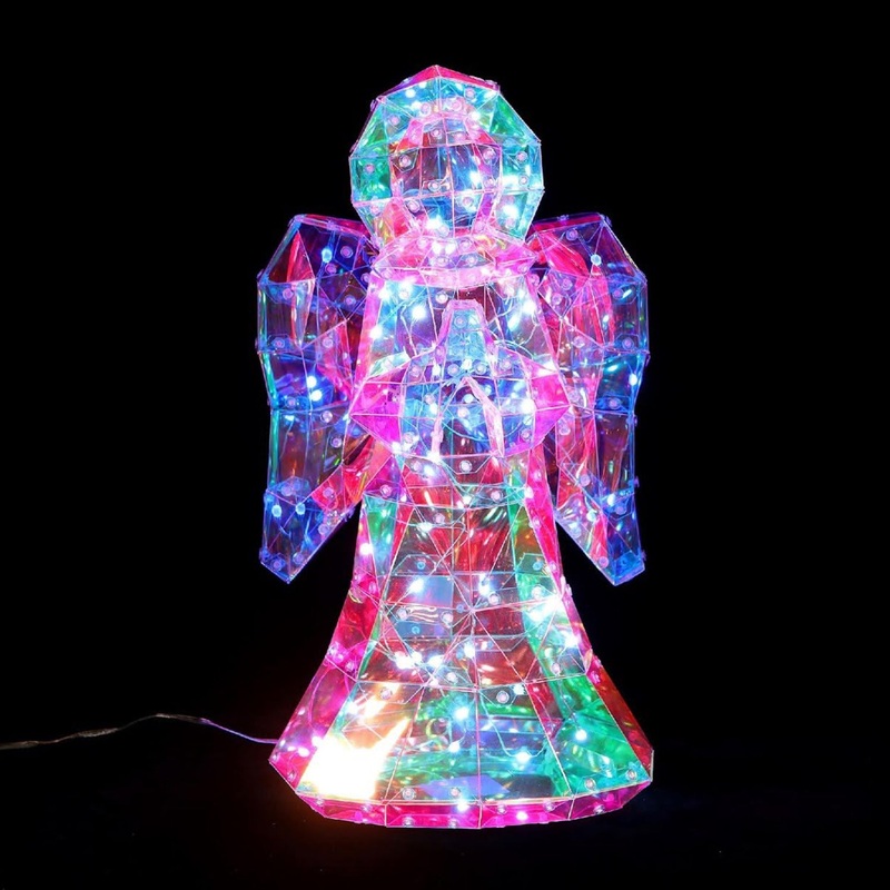 Prismatic Iridescent Praying Angel, 15
