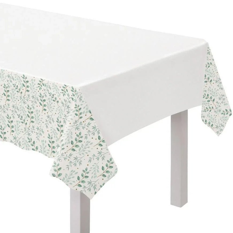 Simply Thankful Plastic Table Cover, 54in x 102in | 1 ct