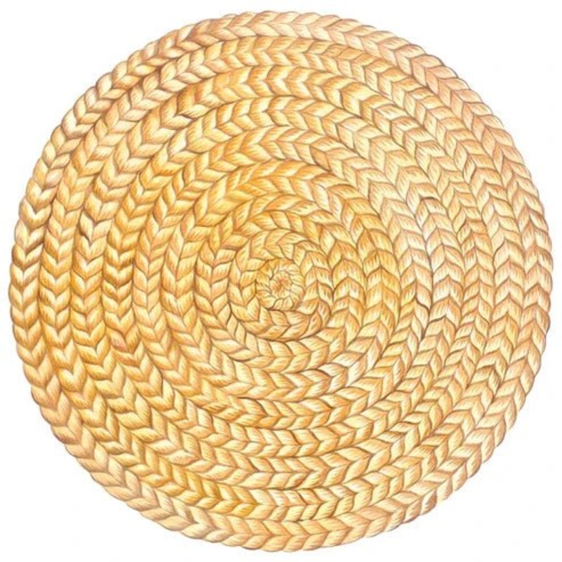 Thanksgiving Braided Jute Placemats | 12 ct