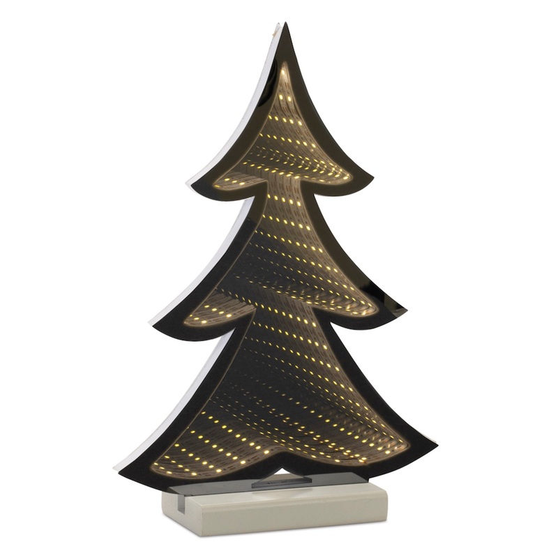Tree Infinity Light 12.5H Acrylic w/UL Cord (or Battery powered)