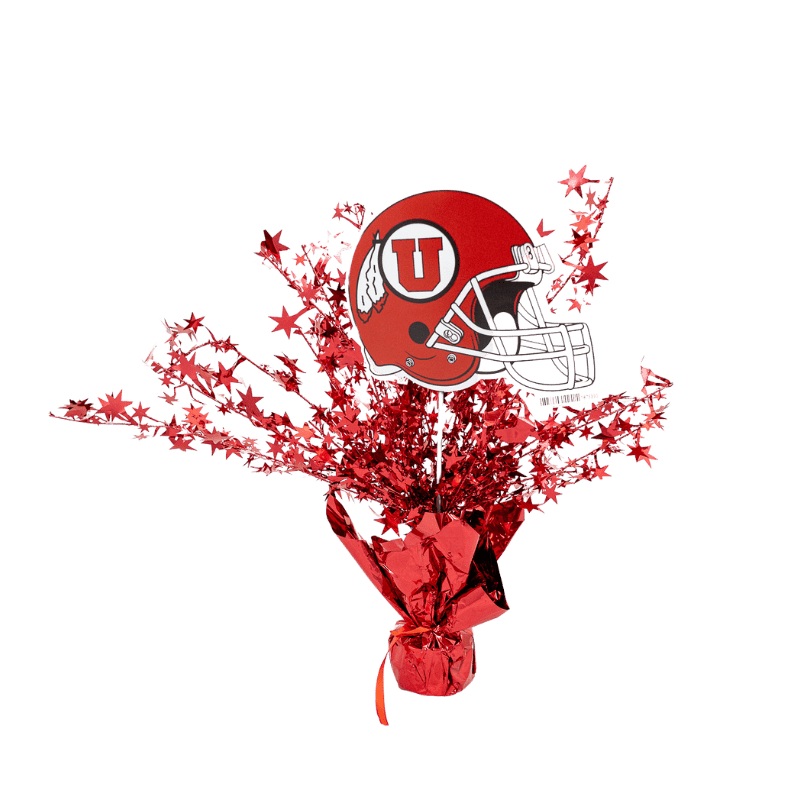 U of U Football Helmet Centerpiece Spray 14 | 1 ct