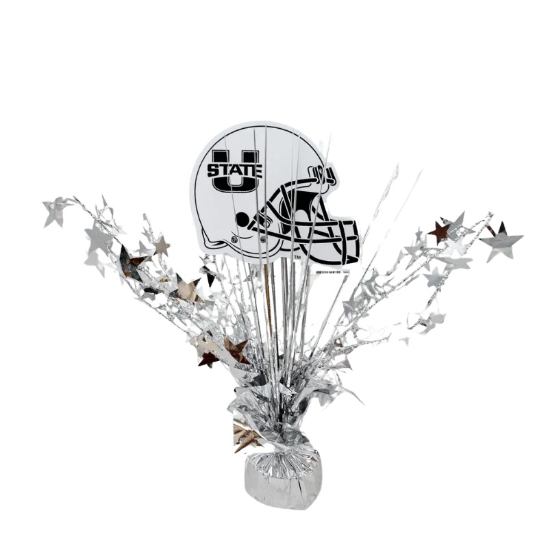 USU Football Helmet Centerpiece Spray 14 | 1 ct