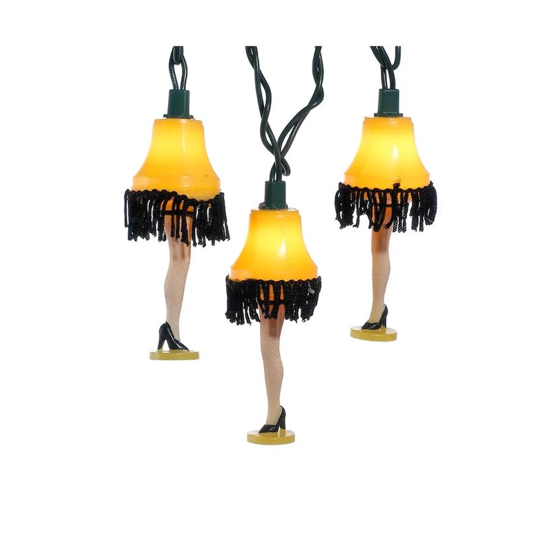 11.5′ UL 10-Light A Christmas Story Leg Lamp Light Set