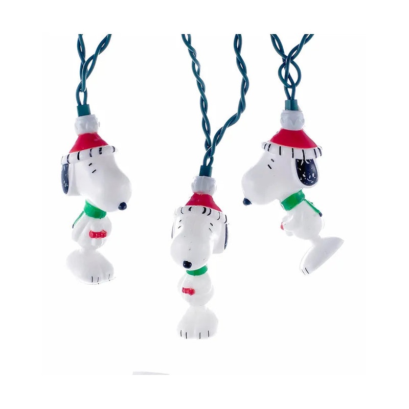 11′ UL 10-Light Peanuts Snoopy Light Set