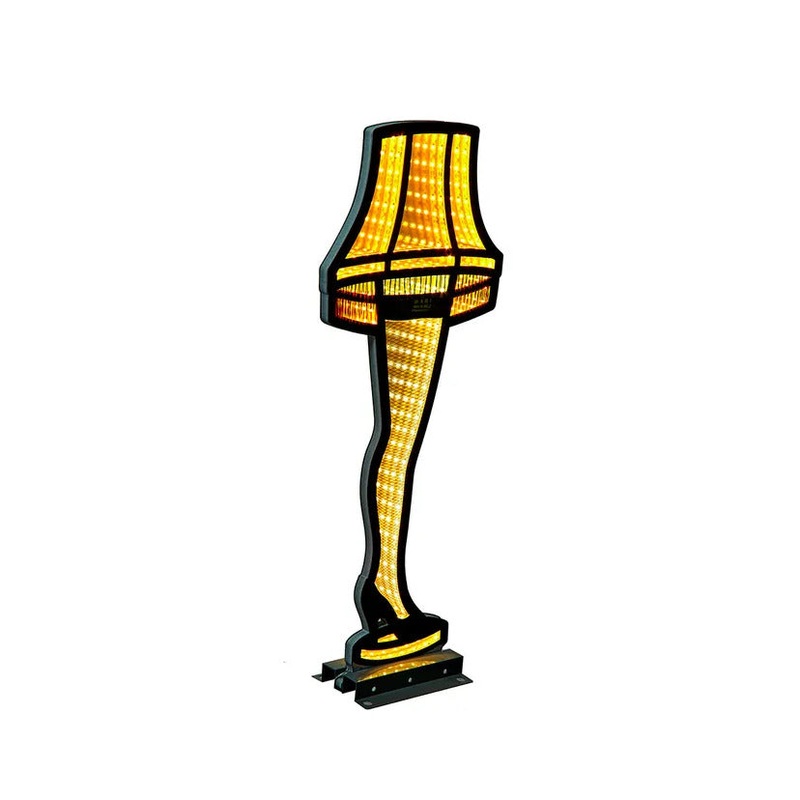 A Christmas Story Leg Lamp Outdoor Infinity Light, 23.6