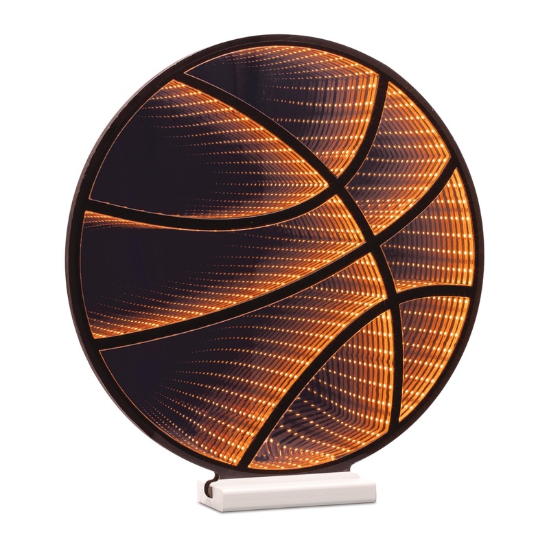 Basketball Infinity Light w/ UL Plug, 17, Acrylic
