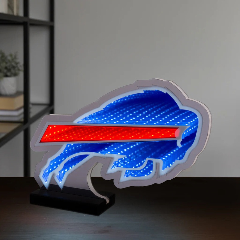 Buffalo Bills LED Infinity Logo Light, Acrylic, w/UL Plug, 9