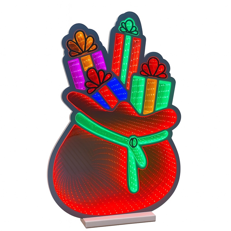 Gift Bag Infinity Light, Acrylic w/UL Plug, 23.5