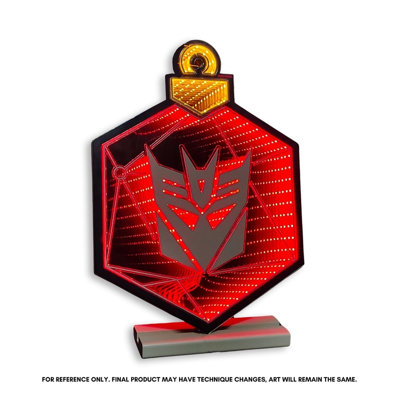 Hasbro Decepticon Ornament Infinity Light, Acrylic w/UL Plug, 15