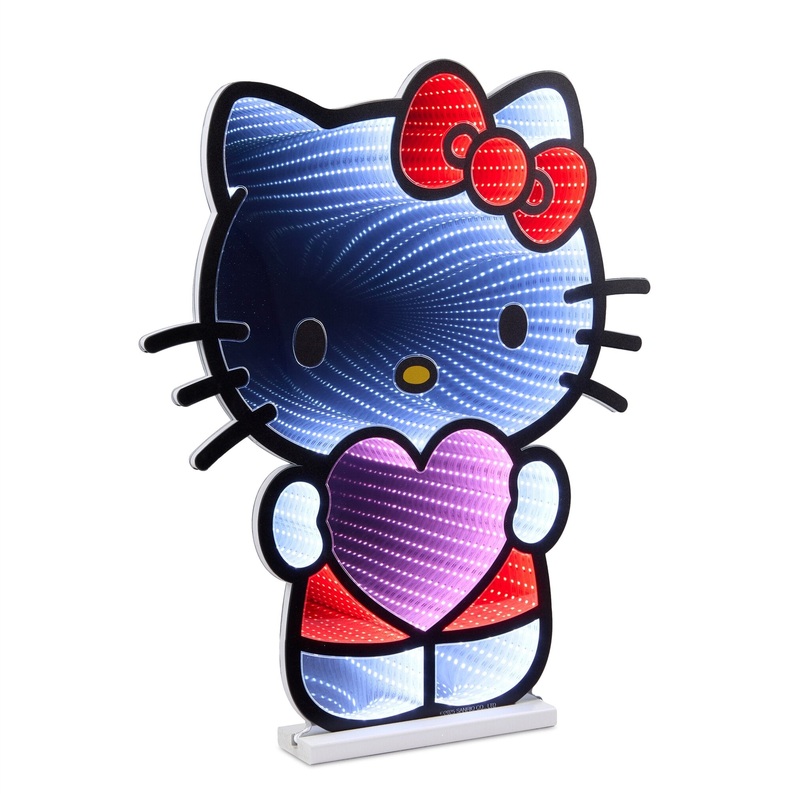 Hello Kitty Heart Infinity Light w/UL Plug, 24, Acrylic