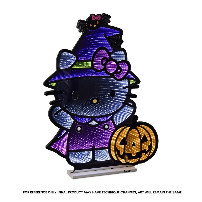 Hello Kitty Witch & Pumpkin Infinity Light, Acrylic w/UL Plug, 36