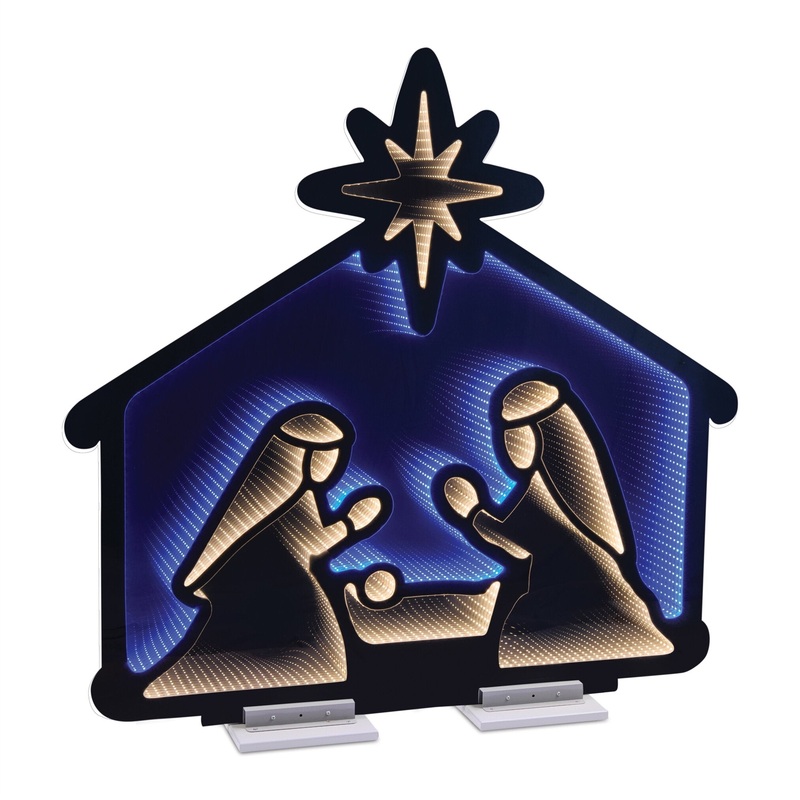 Holy Family Infinity Light, Acrylic w/UL Plug, 50 x 48