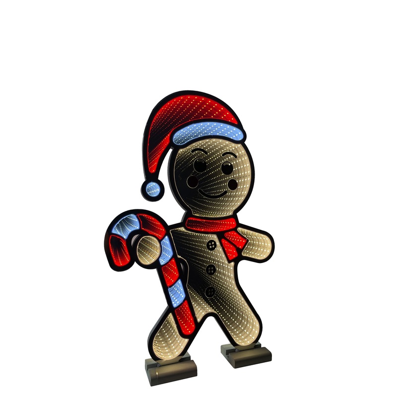 Infinity Christmas Gingerbread Man With Wooden Base 2 (15)